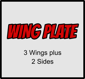 wING PLATE 3 Wings plus 2 Sides